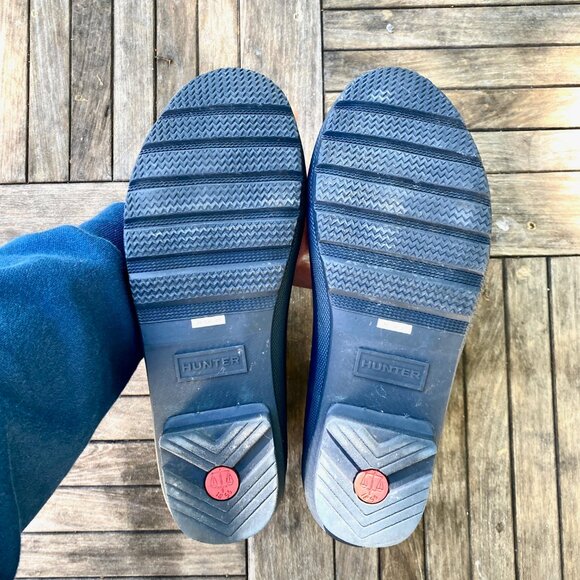 Hunter Original Chelsea Rain Boots – Navy Blue – Women’s Size 10 (Excellent Cond - Picture 4 of 5